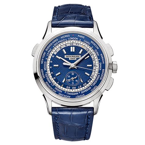 Patek Philippe Complications Blue Dial 18k White